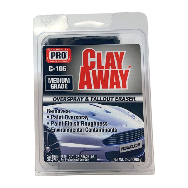 CLAY AWAY OVERSPRAY & FALLOUT ERASER MED GRADE  EA.