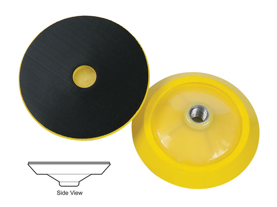 Molded Urethane Backing Plate 5" 125MM (4-3/4")Thread Size: 5/8" x 11 FOR ROTARY