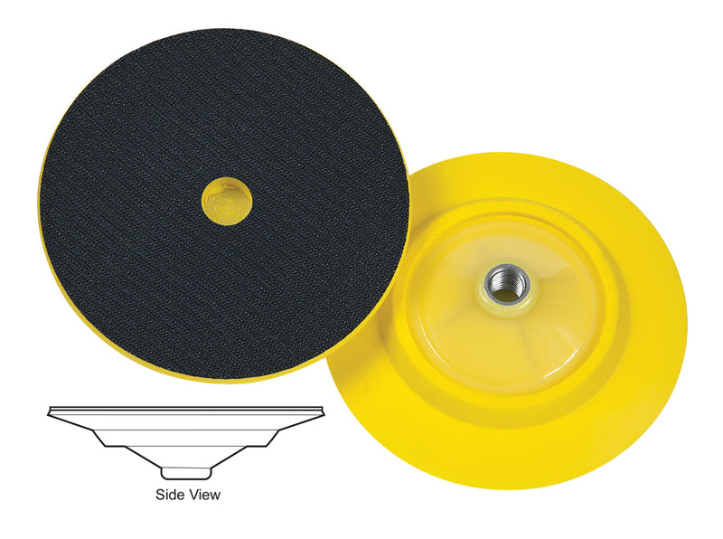 Molded Urethane Backing Plate 6" 150MM (6") Thread Size: 5/8" x 11 FOR ROTARY