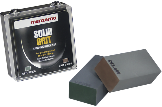 Menzerna Solid Grit Sanding Block Set NEW