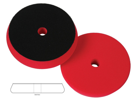 Hybrid Red Final Finishing Pad5-1/2" x 1-1/4"Hook & Loop