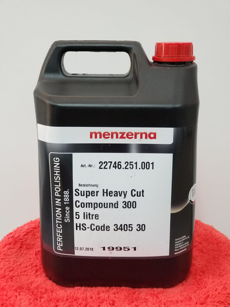 Menzerna Super Heavy Cut Compound 300 5 Liter